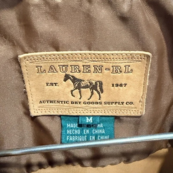 Vintage Ralph Lauren Dry Goods Supply Fringe Suede Western Jacket - Picture 11 of 11